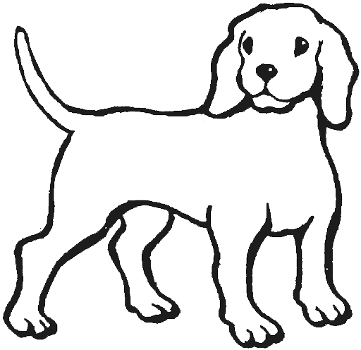 Dog Line Art Image