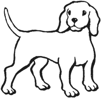 Dog Lineart Image